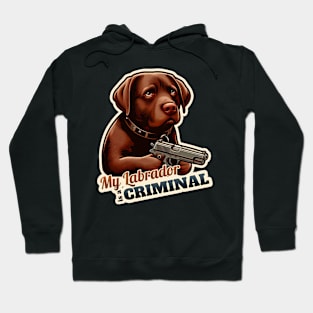 Criminal Labrador Hoodie